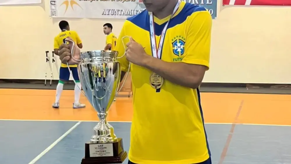 Campo-grandense brilha em título mundial do Brasil no futsal sub-17