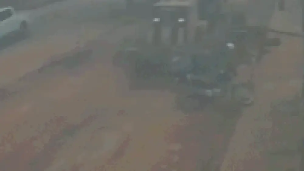 Motociclista cai e é atropelado por máquina em obra no MS