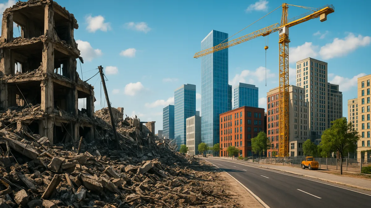 Filmes que mostram cidades reconstruídas depois de grandes desastres