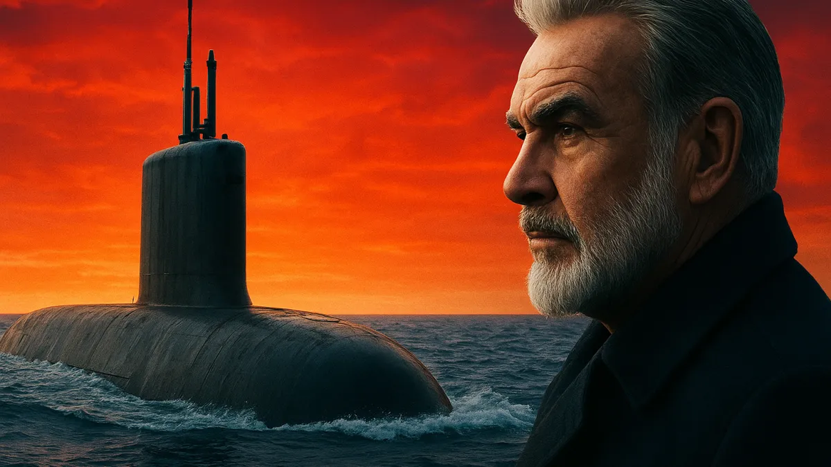 Hunt for Red October de John McTiernan Sean Connery submarino