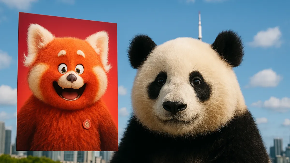 Red Crescer Uma Fera Pixar Domee Shi panda Toronto