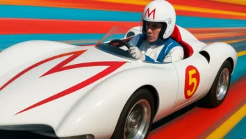 Speed Racer de Wachowski live-action anime corrida colorido