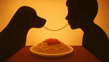 Dama e o Vagabundo: A cena do espaguete que encantou gerações!