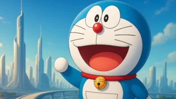 Doraemon Filme anual Shin-Ei Animation gato robô futuro