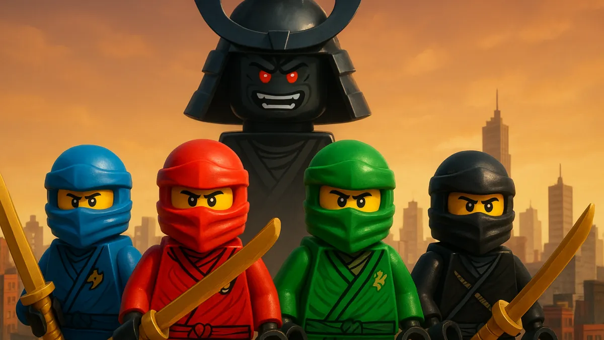 Lego Ninjago: O Filme – Ninjas Protegem a Cidade de Garmadon!