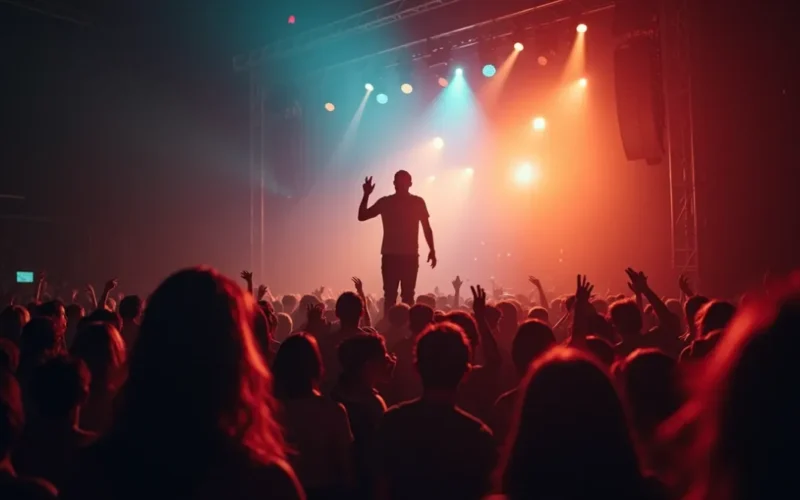 Como os filmes de shows ao vivo são gravados e produzidos