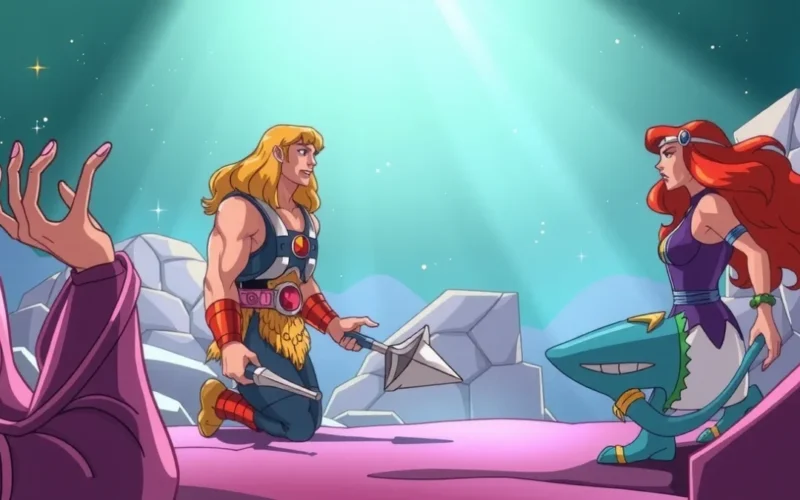 A relação entre os desenhos de He-Man e She-Ra no universo
