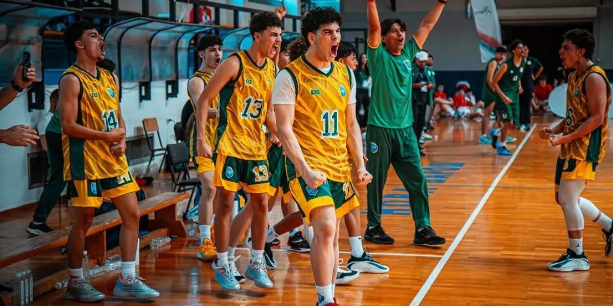 Basquete de MS leva Brasil às oitavas do Mundial Escolar
