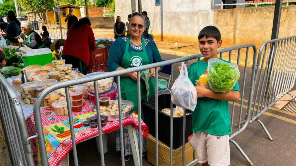 Lixo vira moeda para comprar alimentos em escola de MS