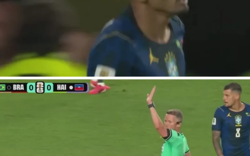 Gol anulado: Raphinha marca, mas impedimento tira vantagem do Brasil
