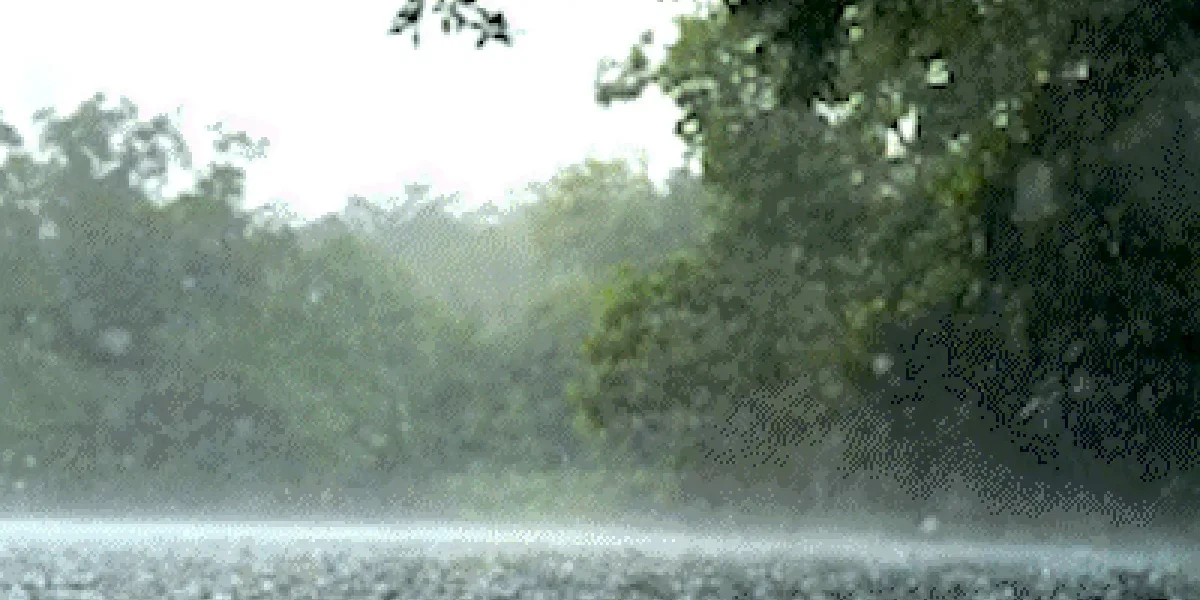 Rio da Prata mantém águas cristalinas mesmo sob chuva